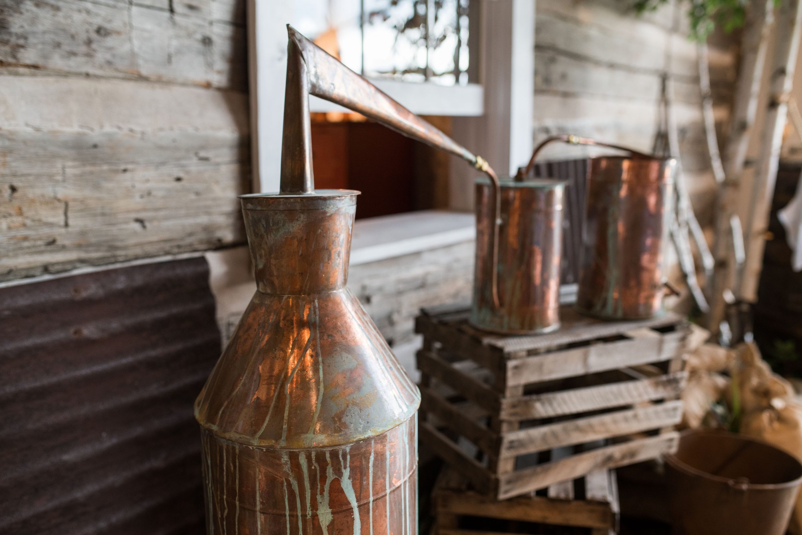 Copper pots