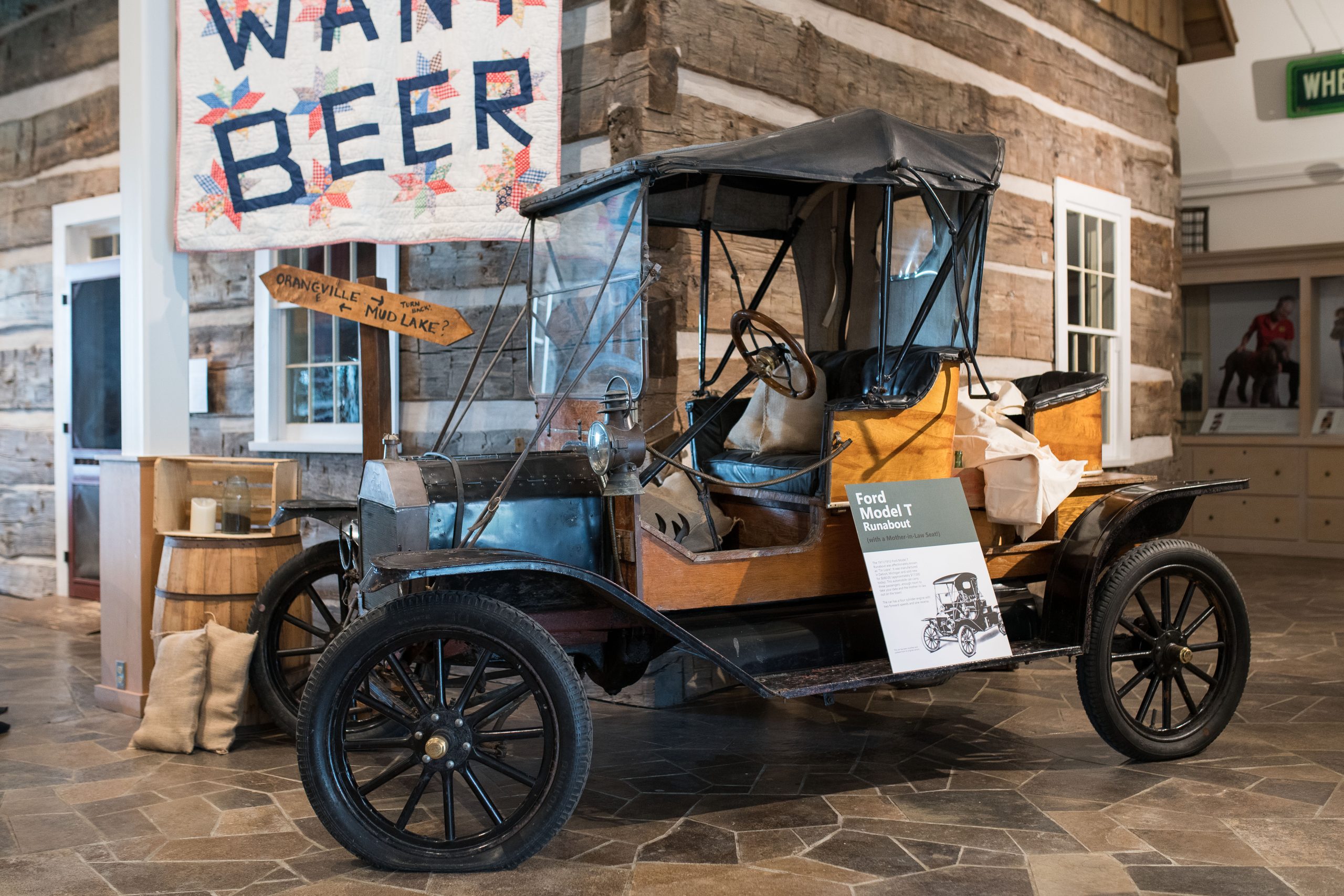 Museum of Dufferin's Historic Tours transport vehicle