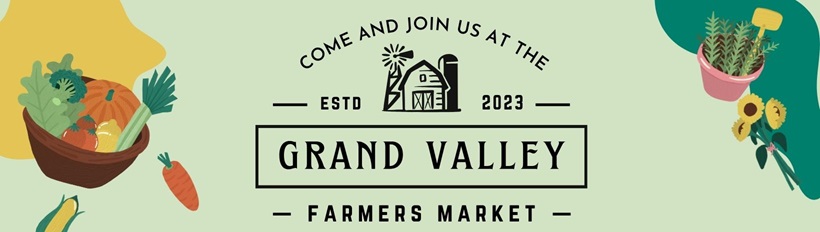 Ad for the grand valley farmers' market