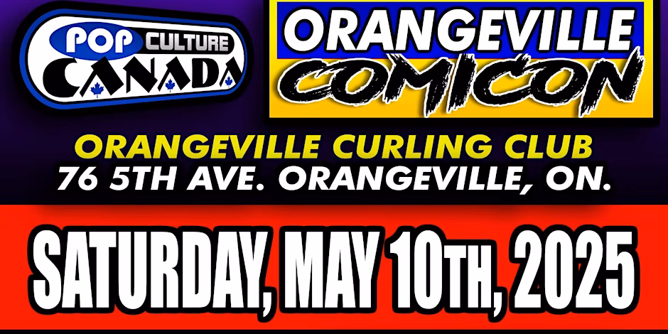 ad for the Orangeville ComiCon