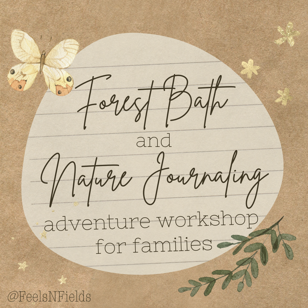 forest bath nature journaling graphic