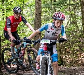 image of two cyclists participating in the race