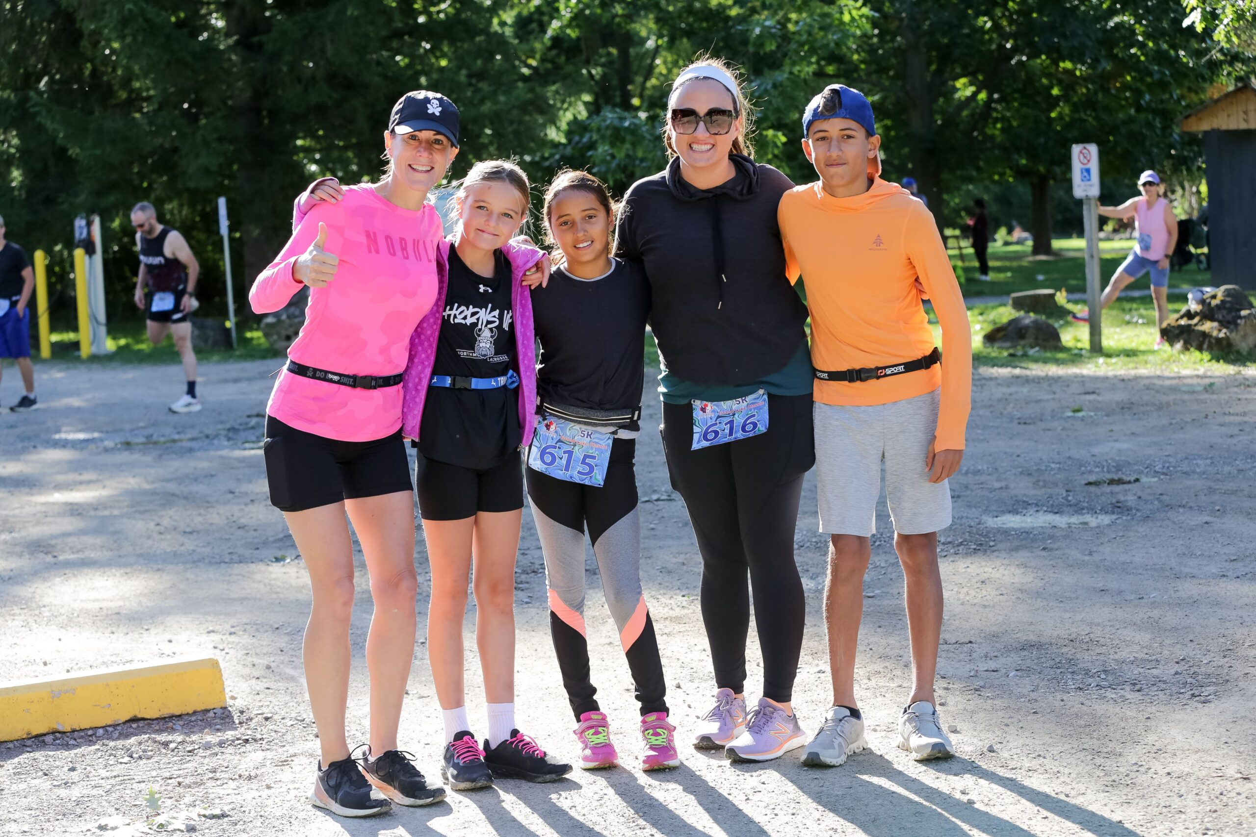 group of people who took part in the Island Lake Classic